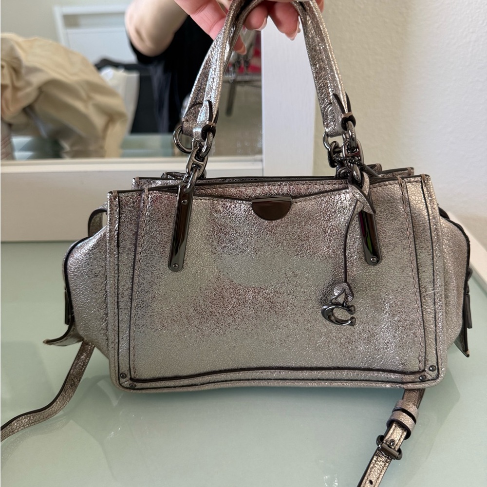 Coach silver bag
